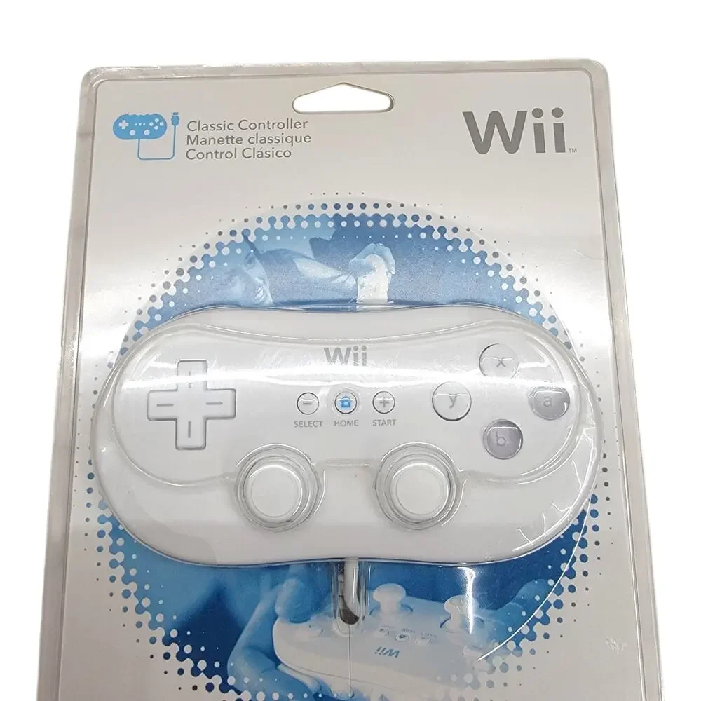 Official Nintendo Wii Classic Controller White RVL-005 OEM Brand New Sealed
